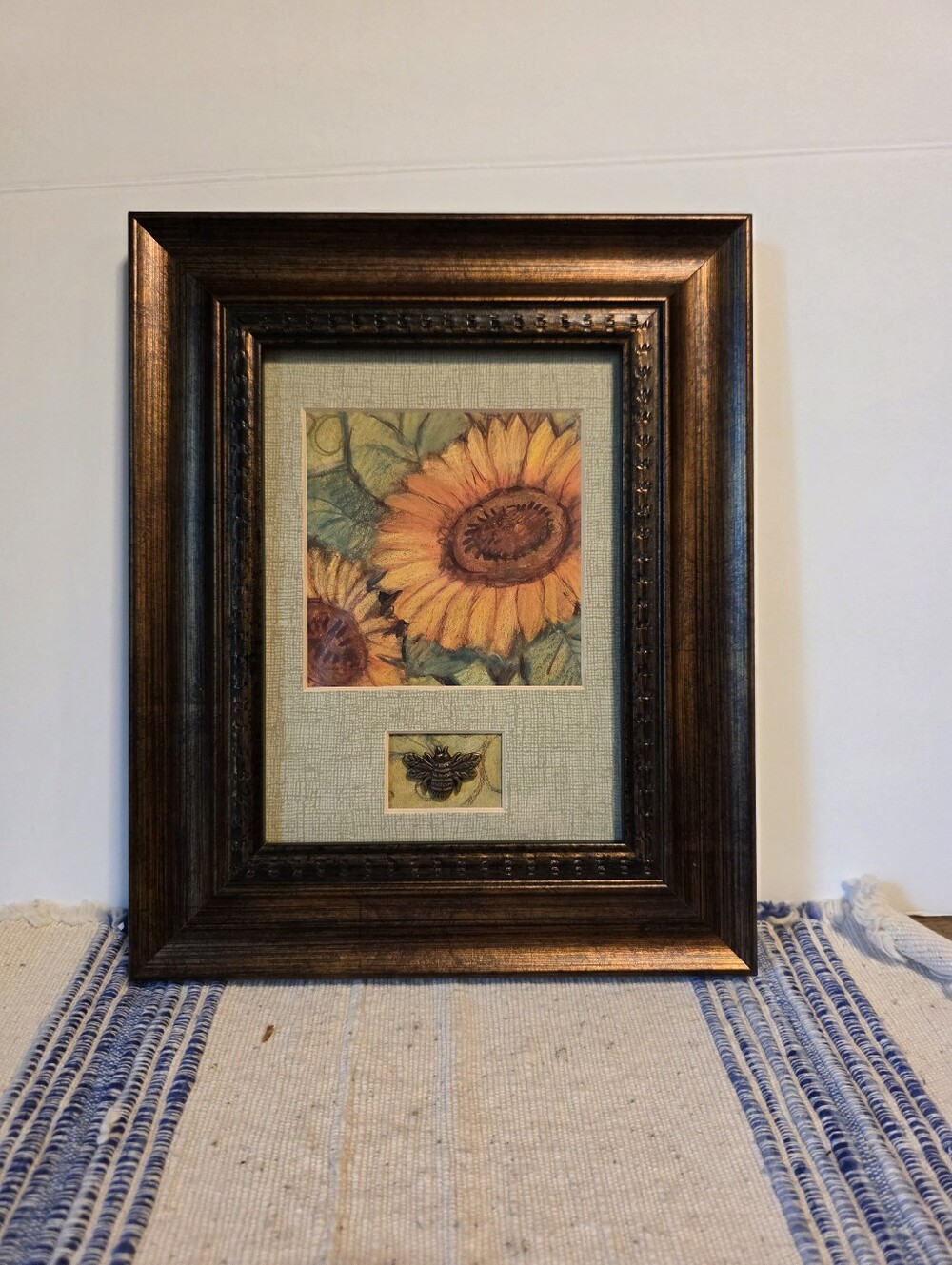 Celebrating Home Sunflower & Bee Picture